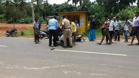 ಬೈಕ್ ಢಿಕ್ಕಿ: ಸವಾರರಿಗೆ ಗಾಯ